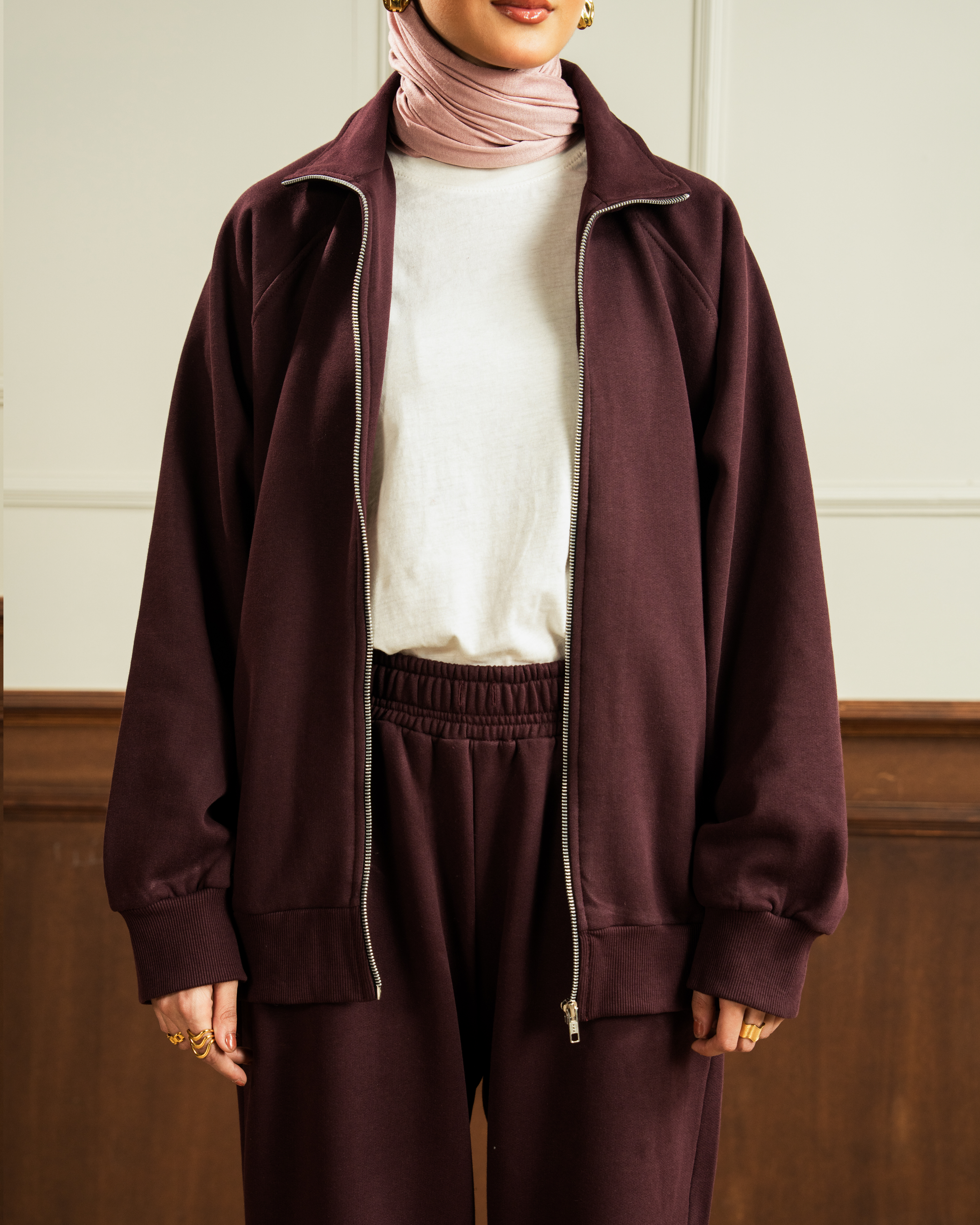 Bomber Jacket | Maroon