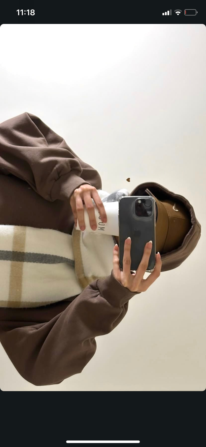 Lux Oversized Hoodie | Khaki Brown