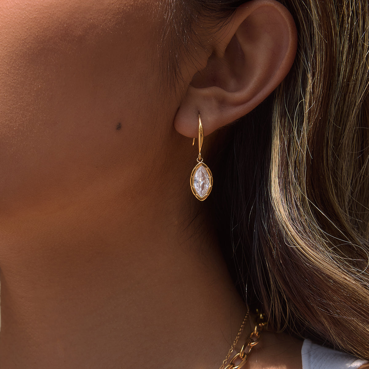 Zircon Ear Hooks