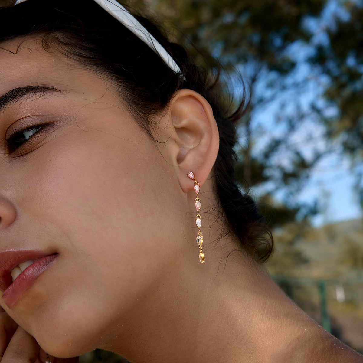 Teardrop Tassel Earrings