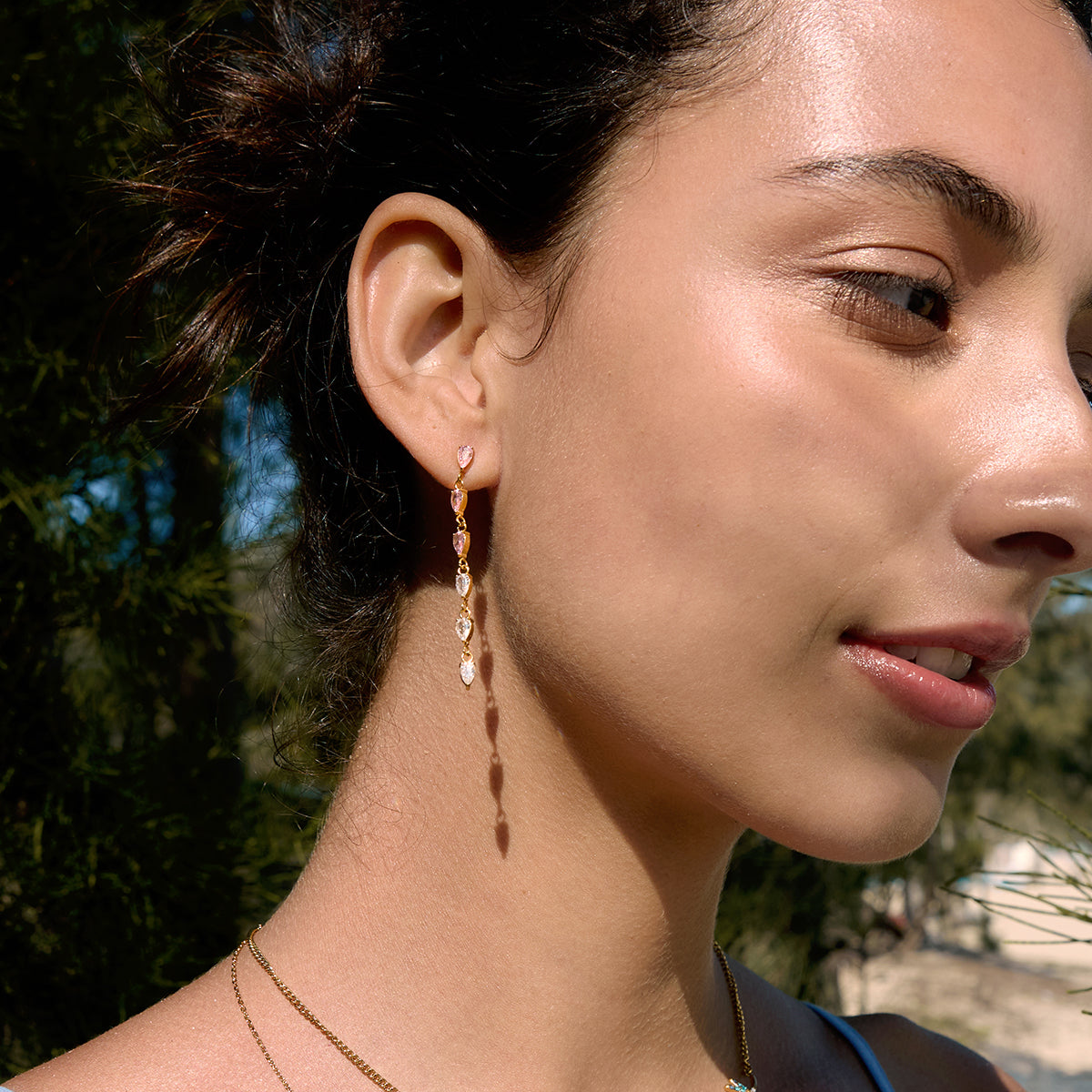 Teardrop Tassel Earrings