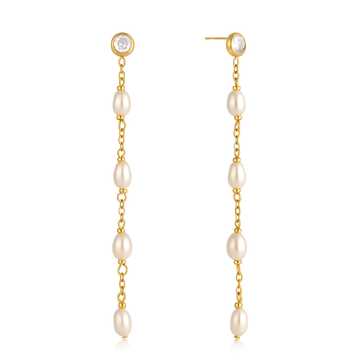 Pearl Tassel Earrings