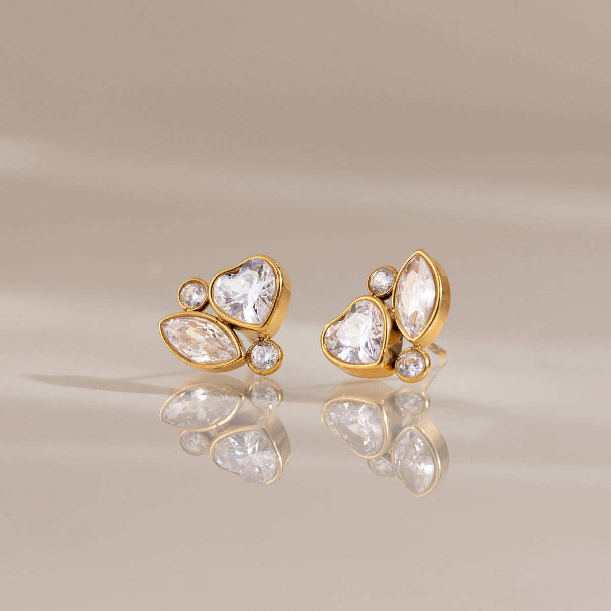 Heart & Marquise Set
