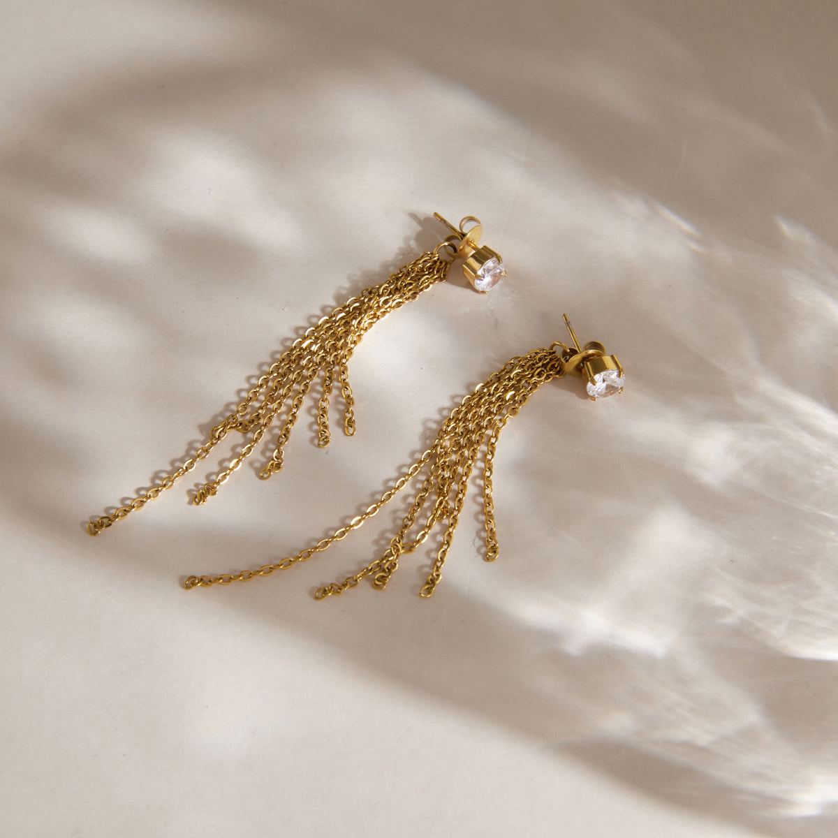 Front-Back Tassel Earrings