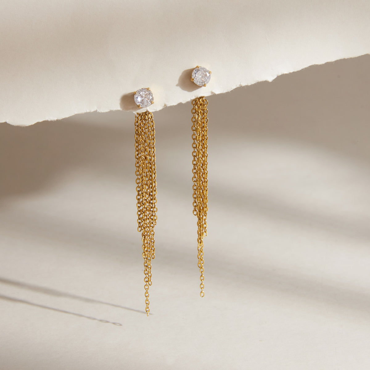 Front-Back Tassel Earrings
