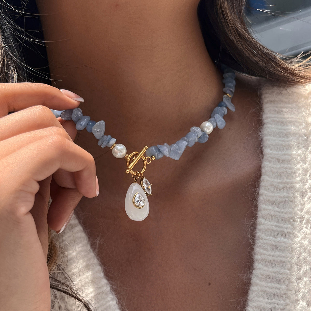 Natural Stone Choker