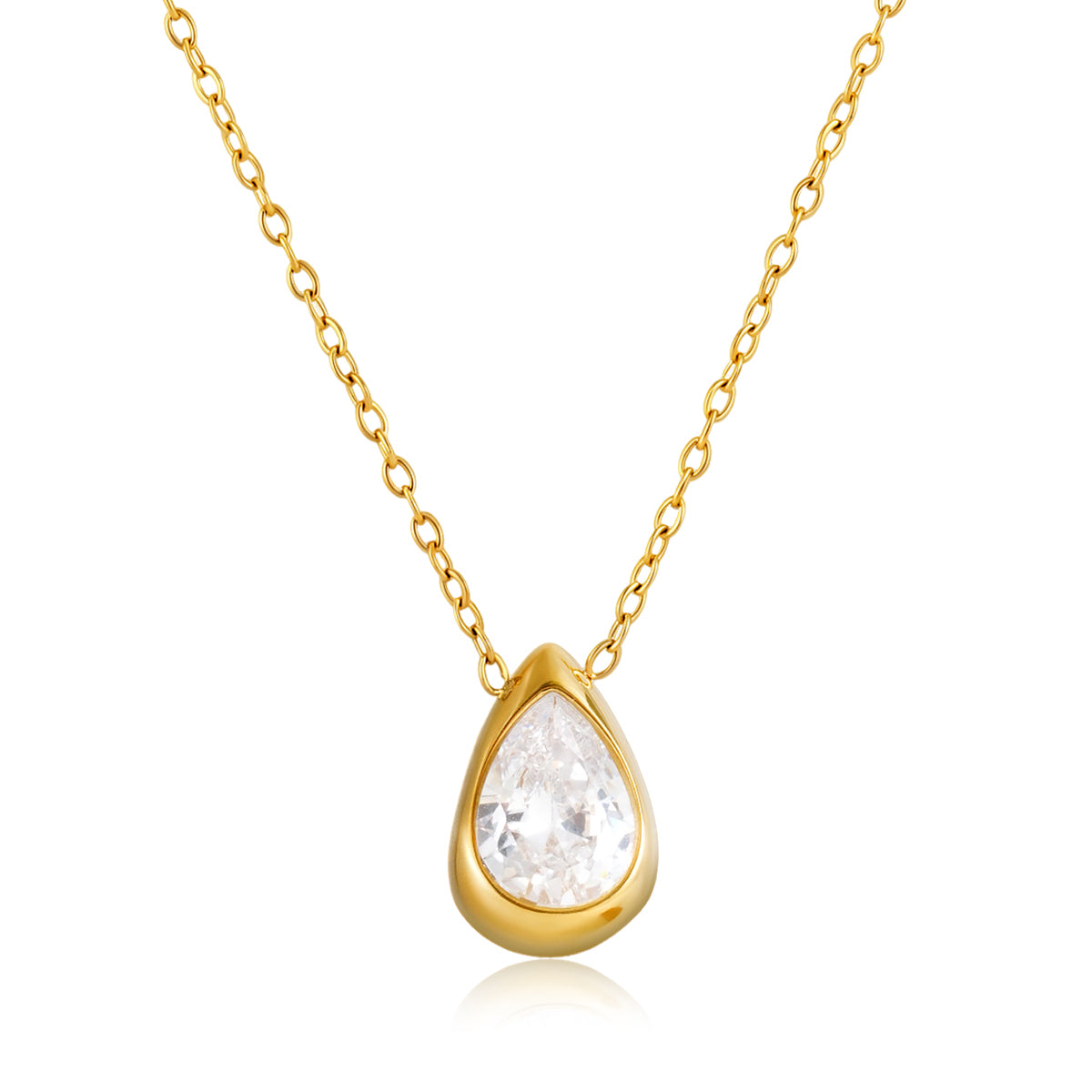 Teardrop Necklace & Stud Set