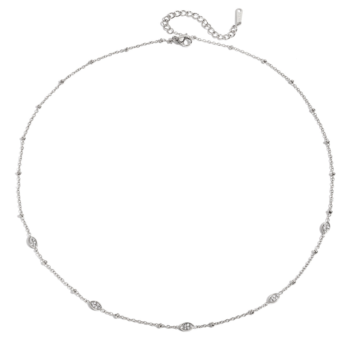 Marquise Bead Necklace