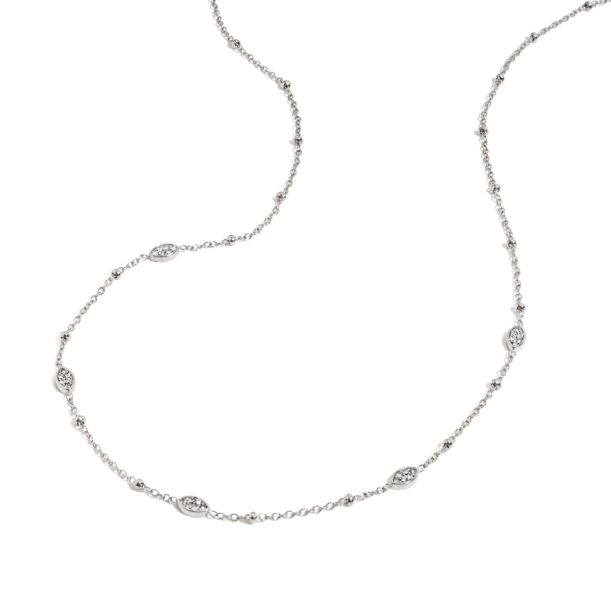 Marquise Bead Necklace