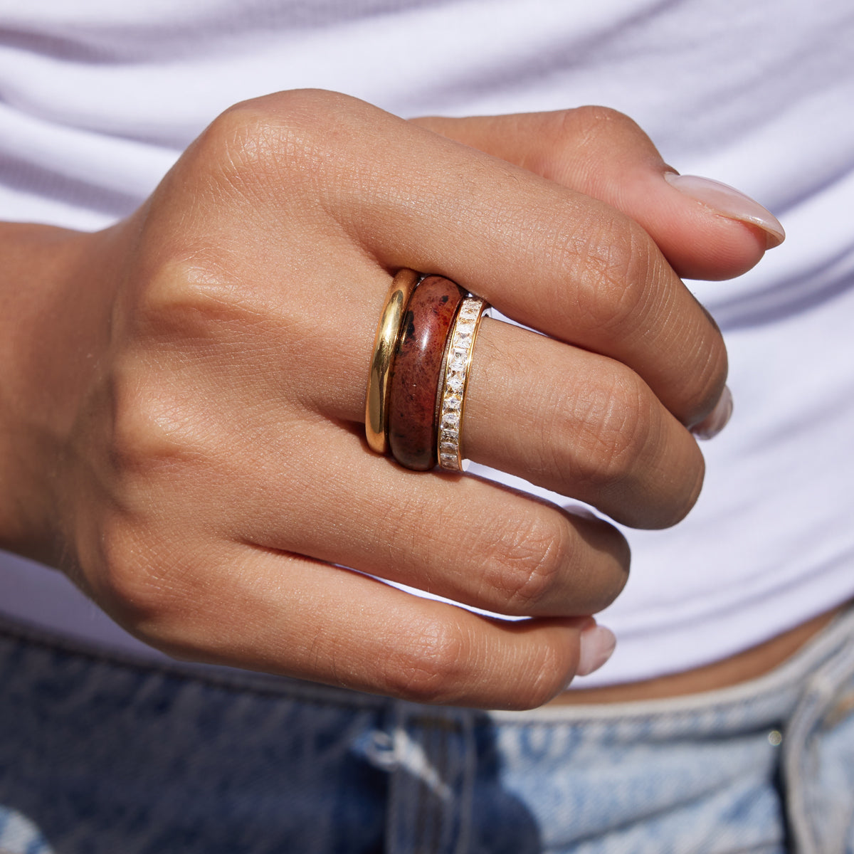 Natural Stone Ring