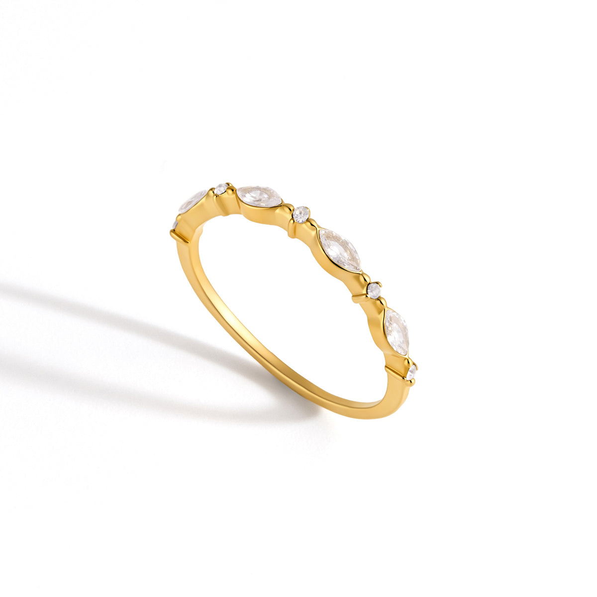 Square Zircon Ring