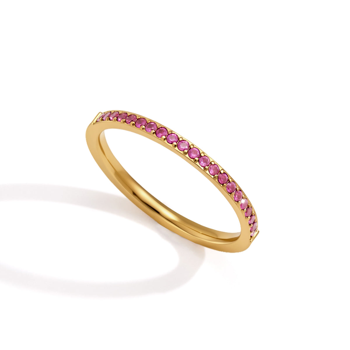 Coloured Bezel Ring