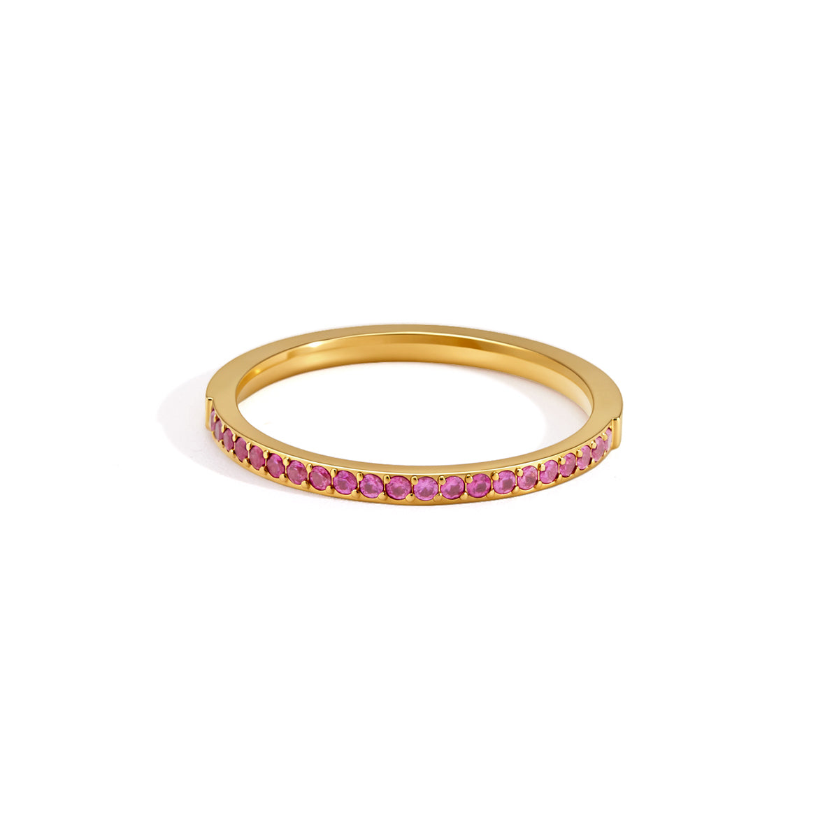 Coloured Bezel Ring