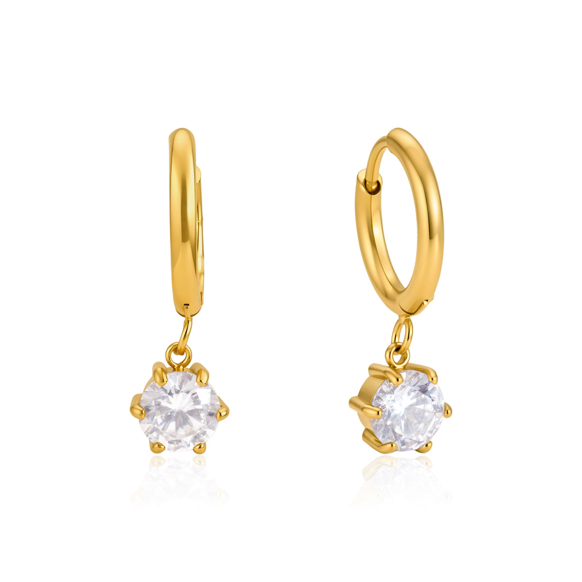 Zircon Necklace & Earring Set
