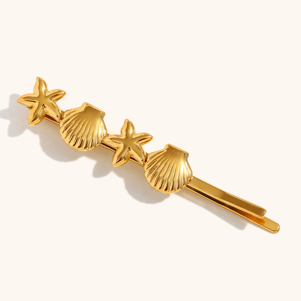 Starfish Scallop Hair Pin