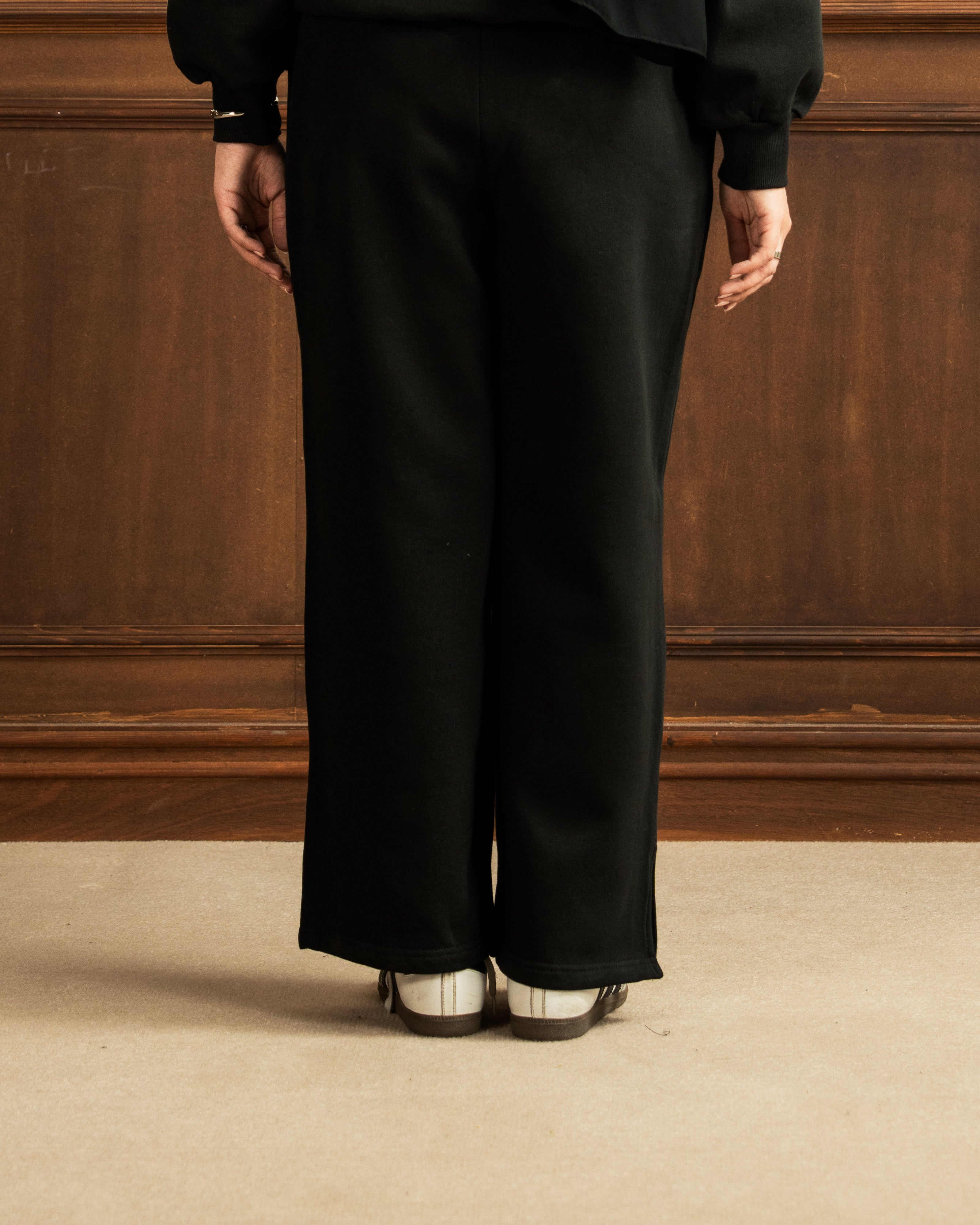 Sweatshirt | Straight Fit Trouser | Black Co Ord