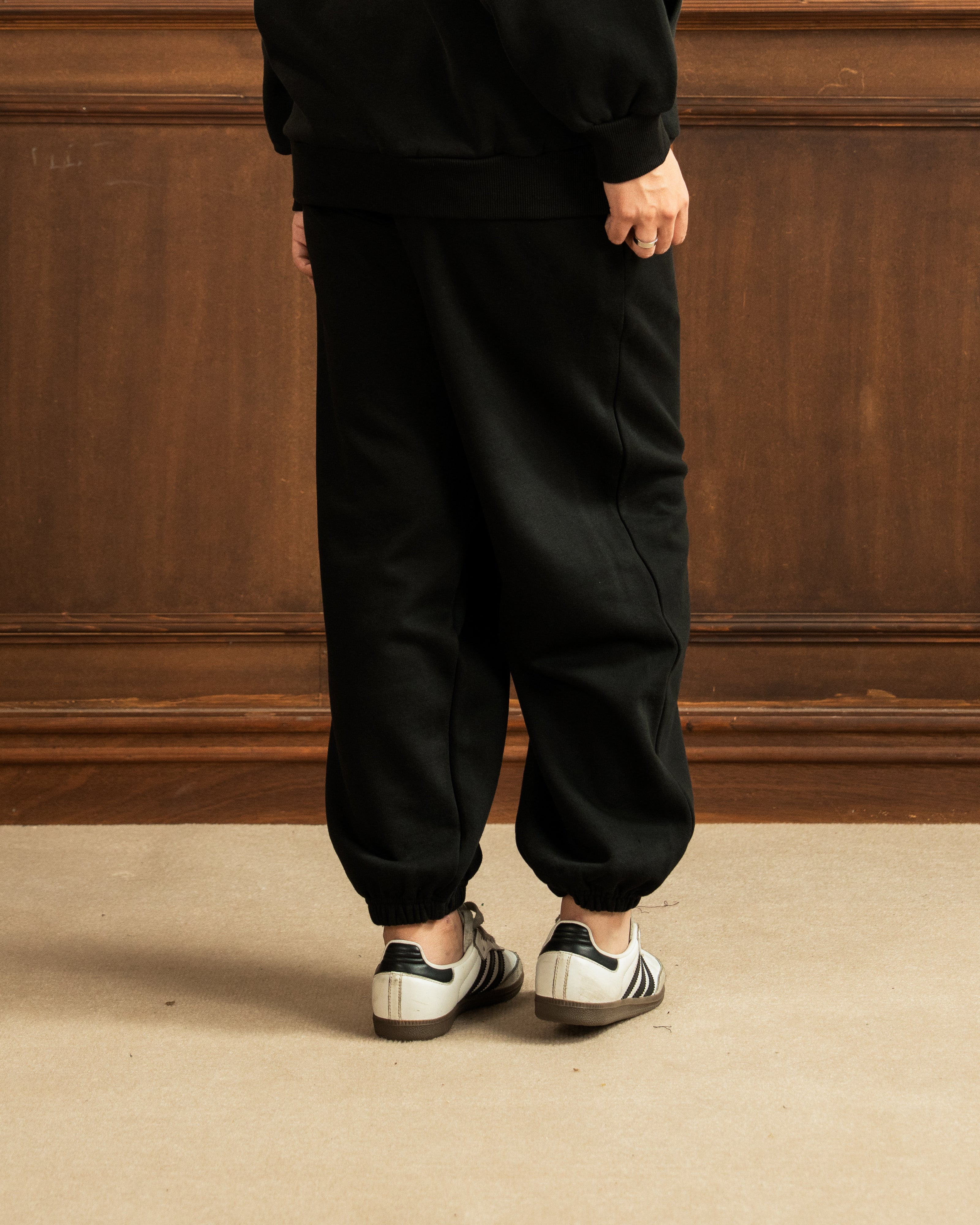 Oversized Hoodie | Sweatpants | Black Co Ord