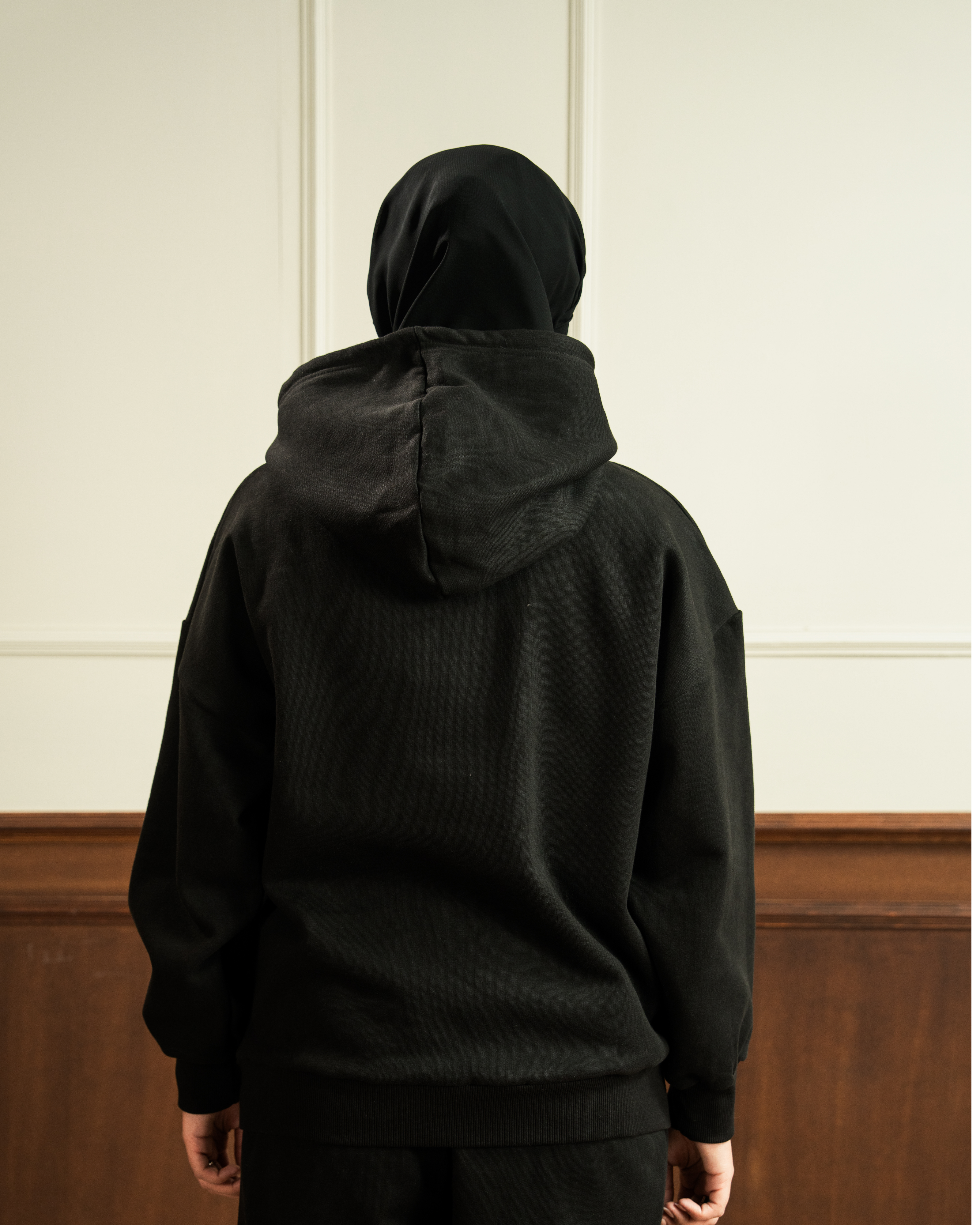 Oversized Hoodie | Sweatpants | Black Co Ord