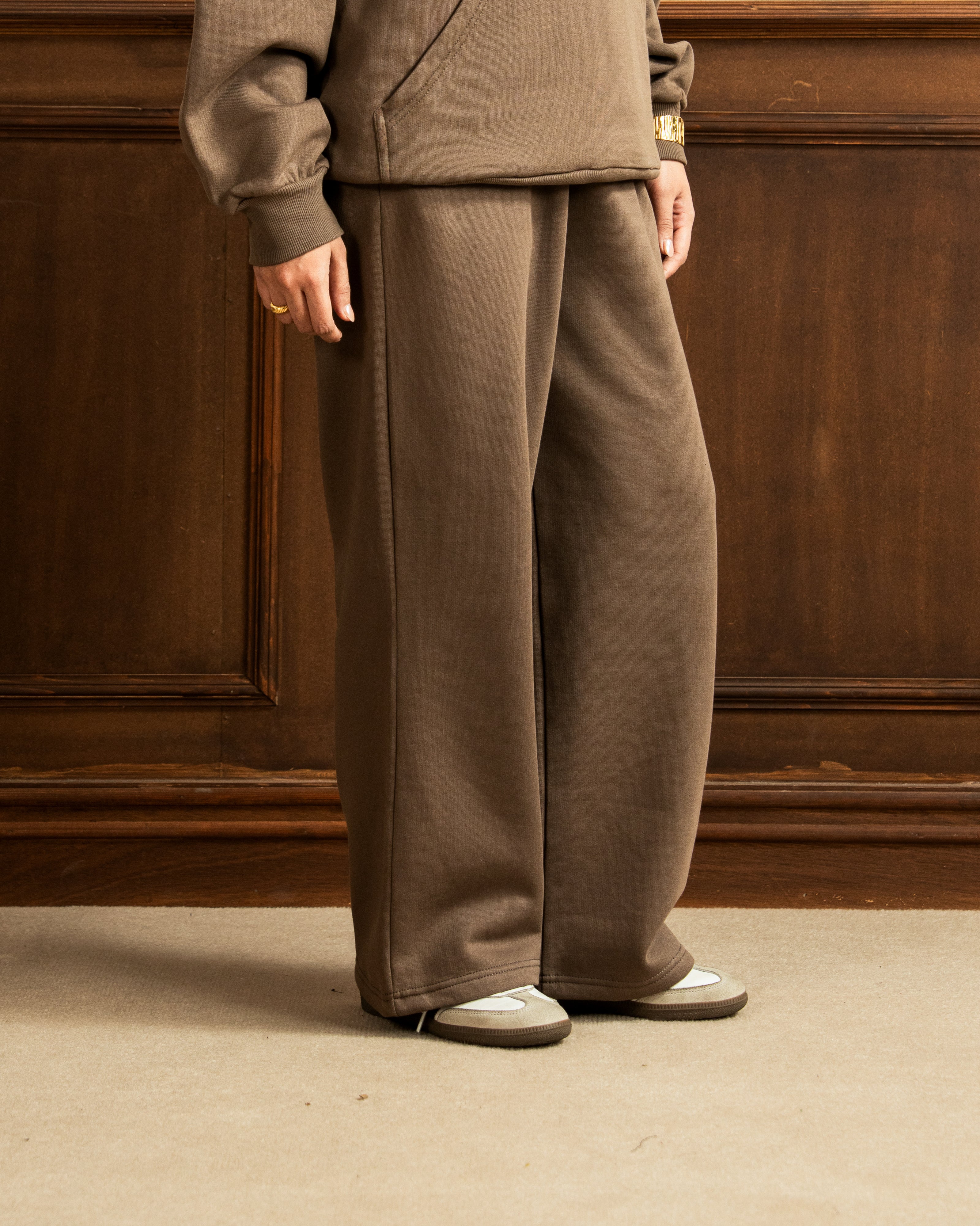 Lux Oversized Hoodie | Khaki Brown