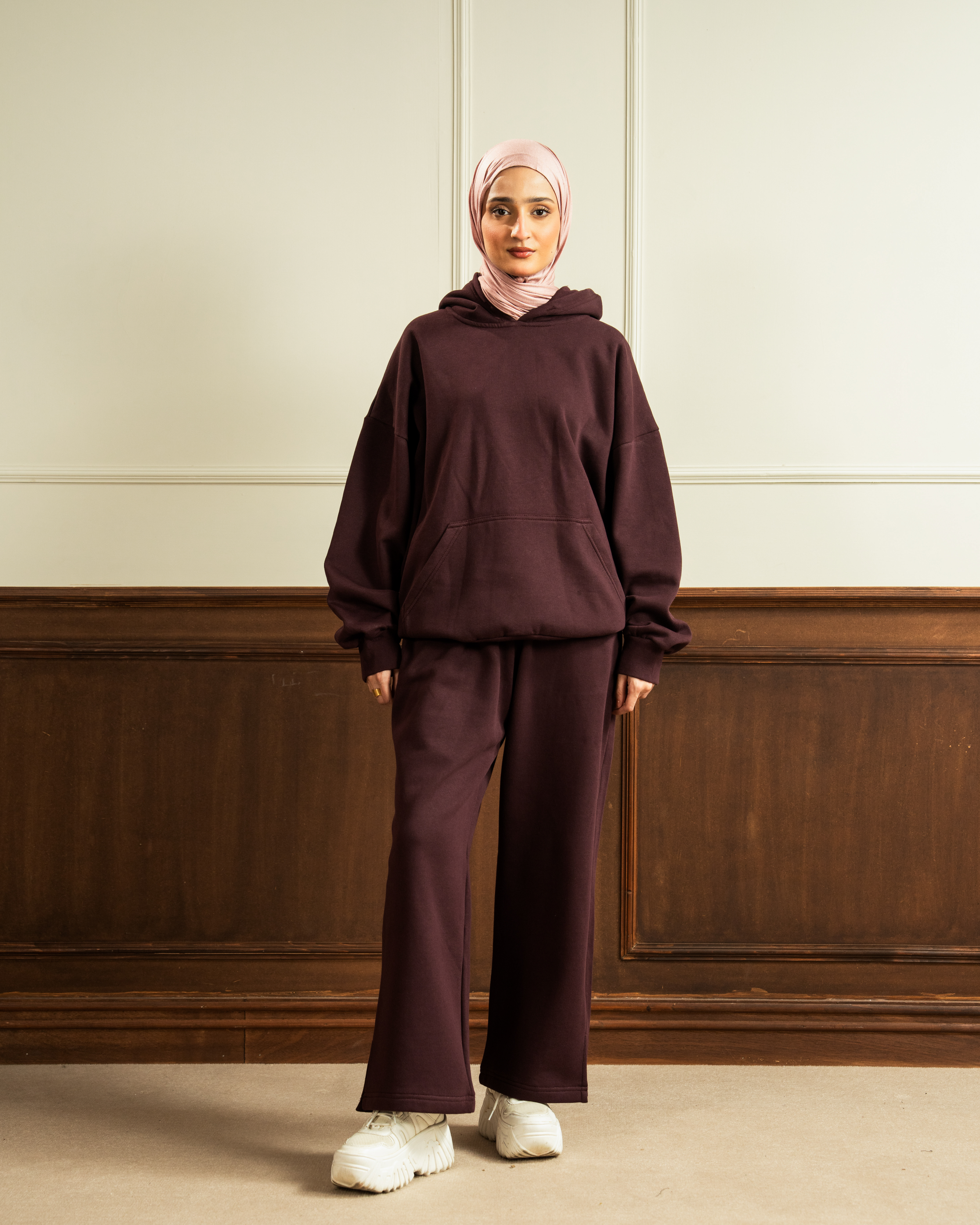 Lux Oversized Hoodie | Maroon