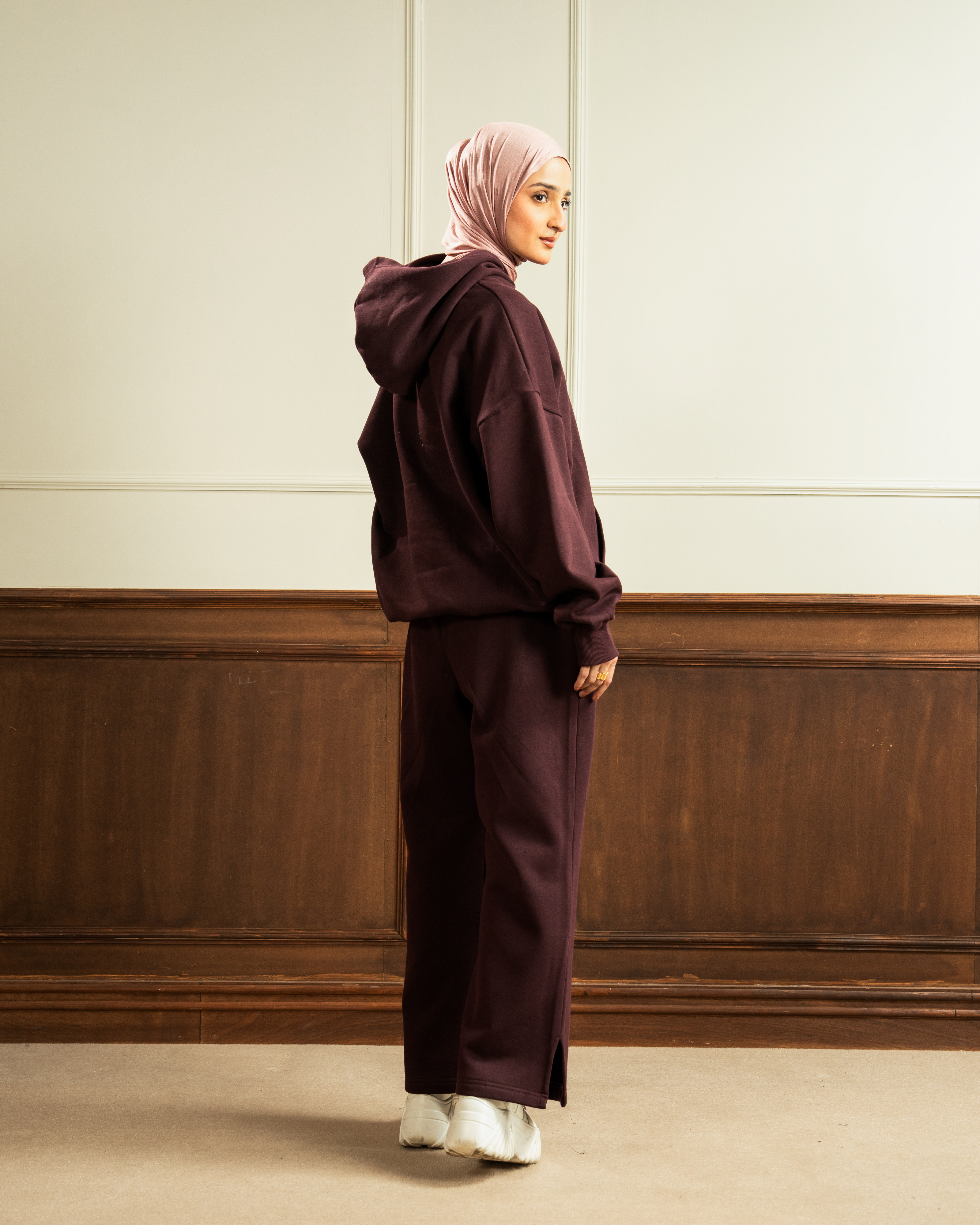 Lux Oversized Hoodie | Maroon