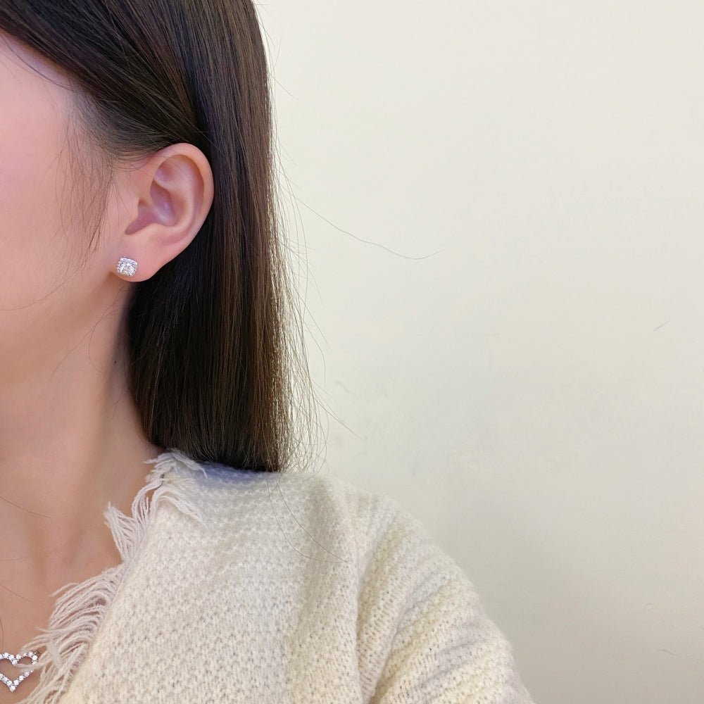 #Waterproof Gold Plated Jewelry In Pakistan#925 Silver Earring - TheDaizyStore