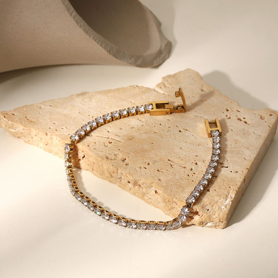 #Waterproof Gold Plated Jewelry In Pakistan#Bracelet - TheDaizyStore