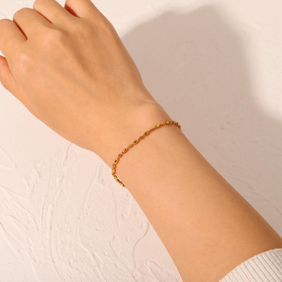 #Waterproof Gold Plated Jewelry In Pakistan#Bracelet - TheDaizyStore