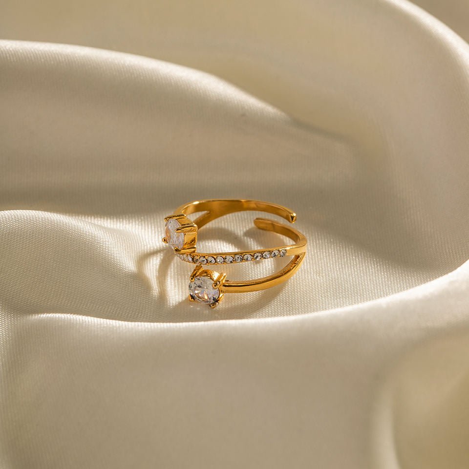 #Waterproof Gold Plated Jewelry In Pakistan#Ring - TheDaizyStore