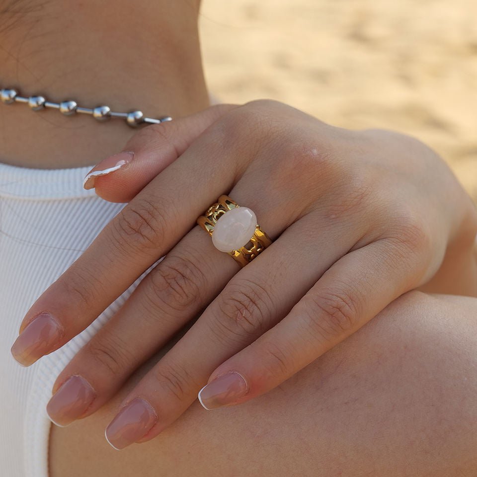 #Waterproof Gold Plated Jewelry In Pakistan#Ring - TheDaizyStore
