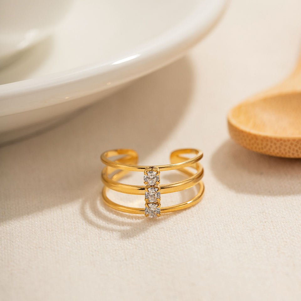 #Waterproof Gold Plated Jewelry In Pakistan#Ring - TheDaizyStore