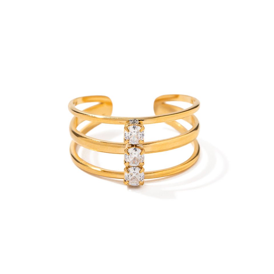 #Waterproof Gold Plated Jewelry In Pakistan#Ring - TheDaizyStore