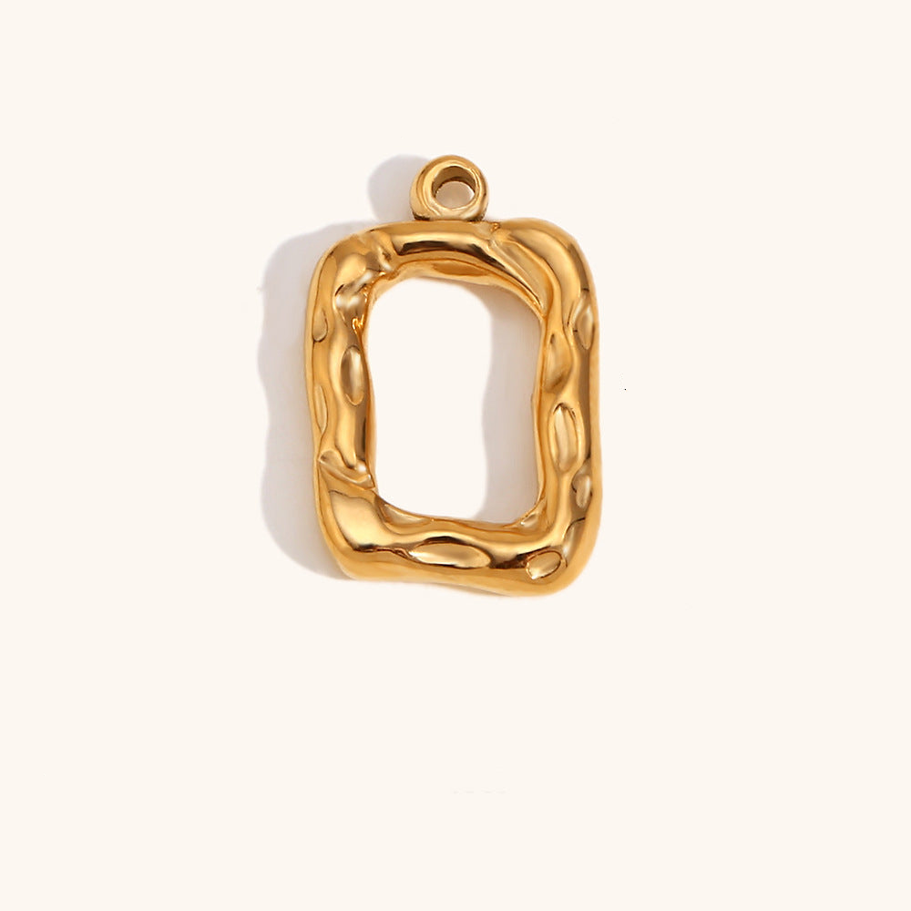 Hammered Frame Pendant