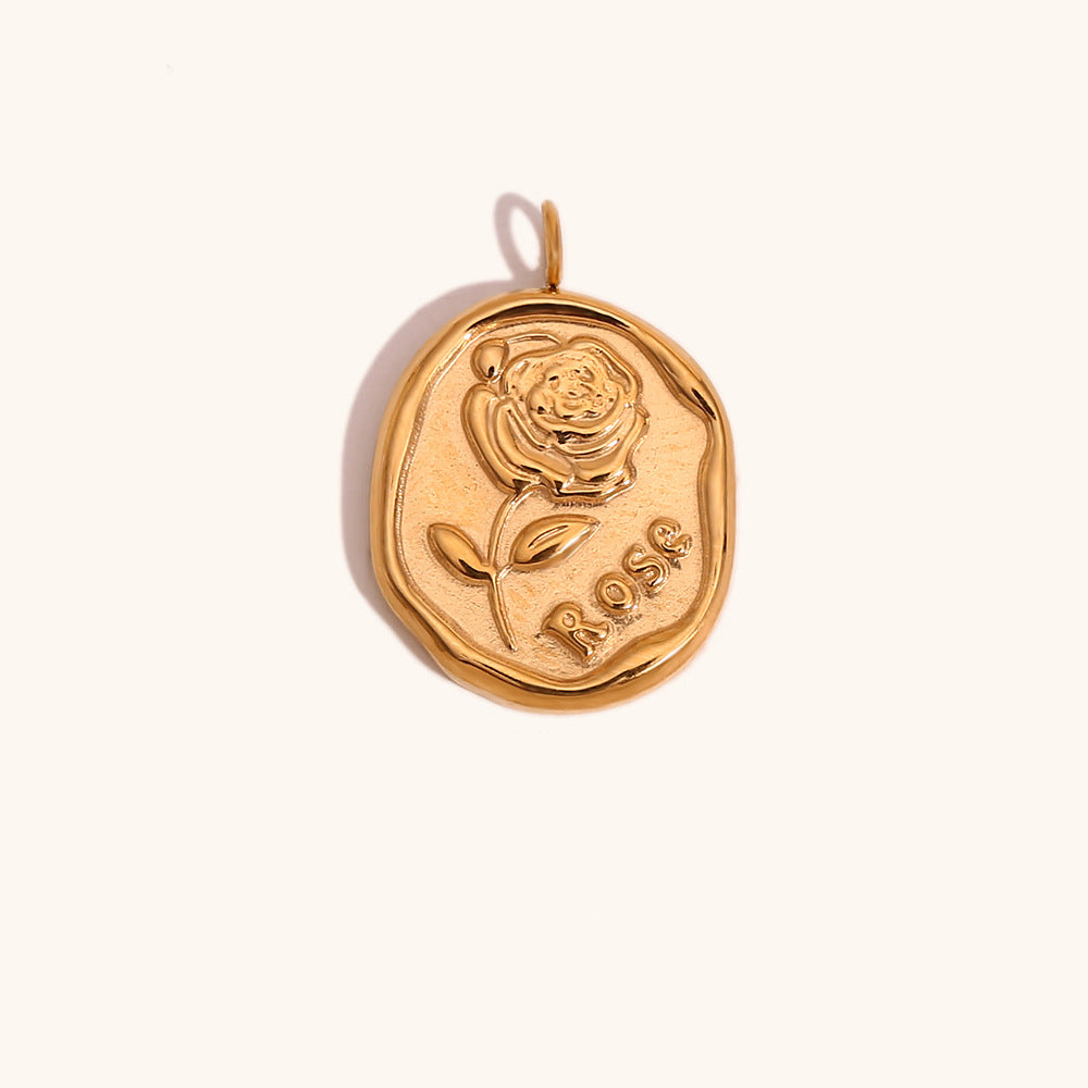 Vintage Rose Pendant
