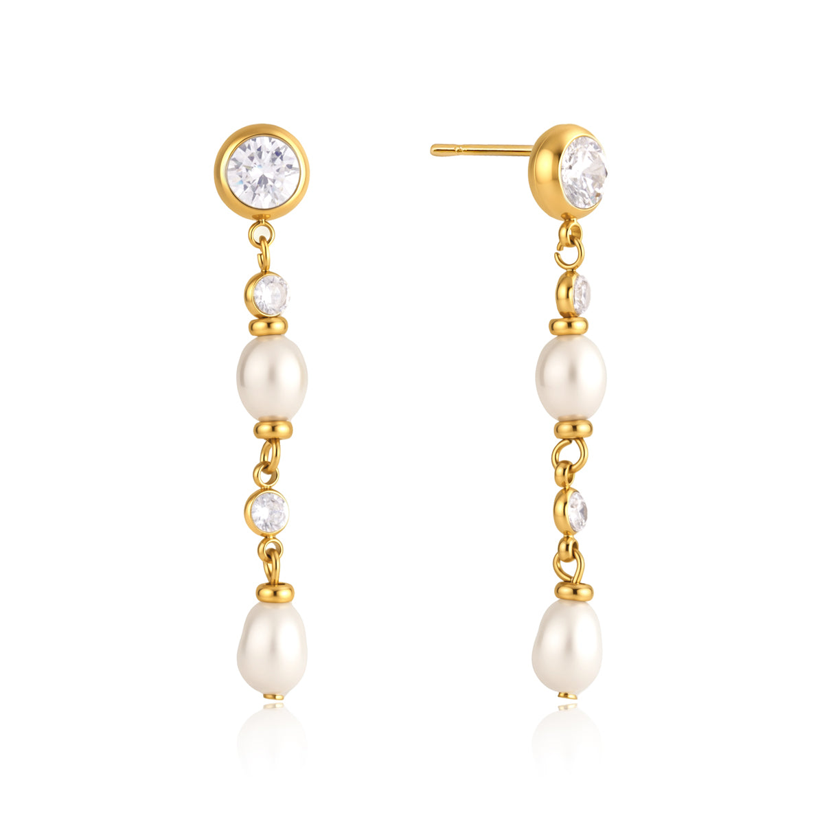 Pearl Tassel Earrings