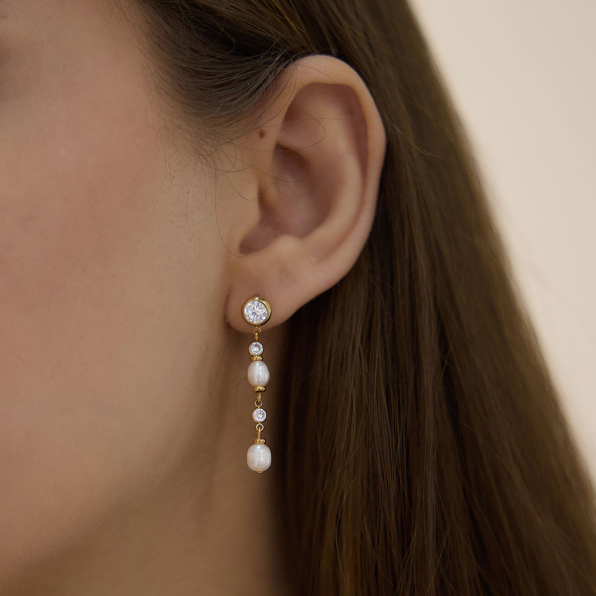 Pearl Tassel Earrings