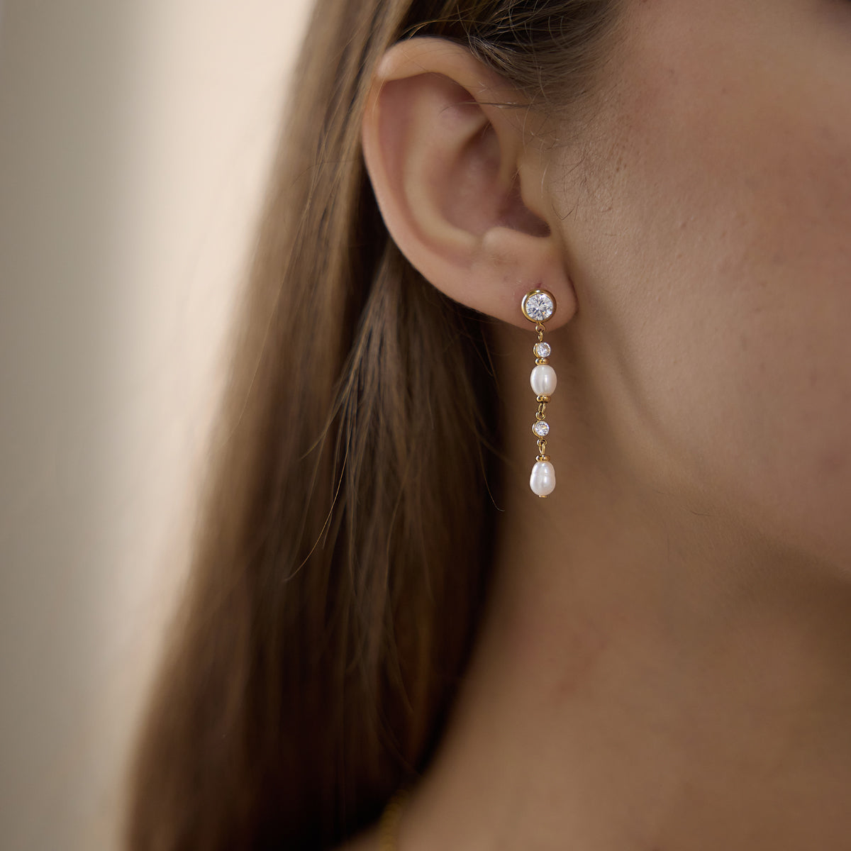 Pearl Tassel Earrings