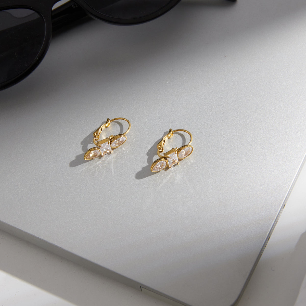 Zircon Ear Clips