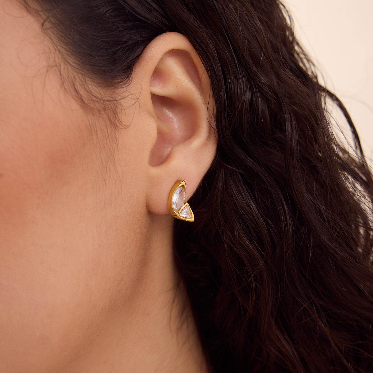 Hammered Butterfly Studs