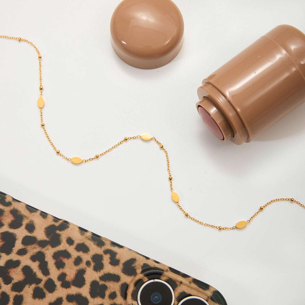 Marquise Bead Necklace