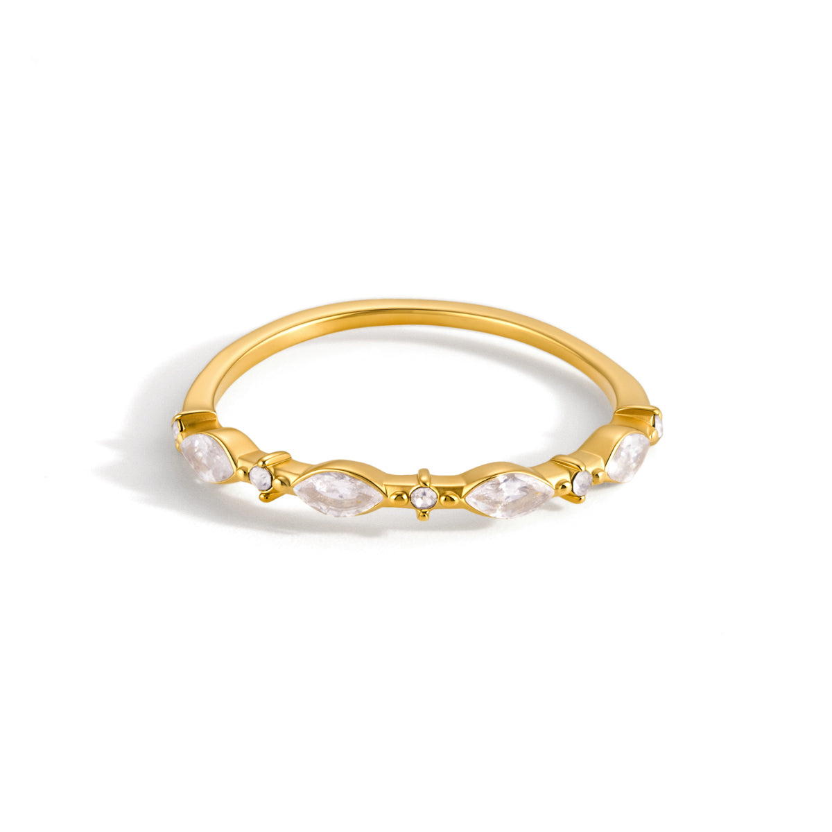 Square Zircon Ring