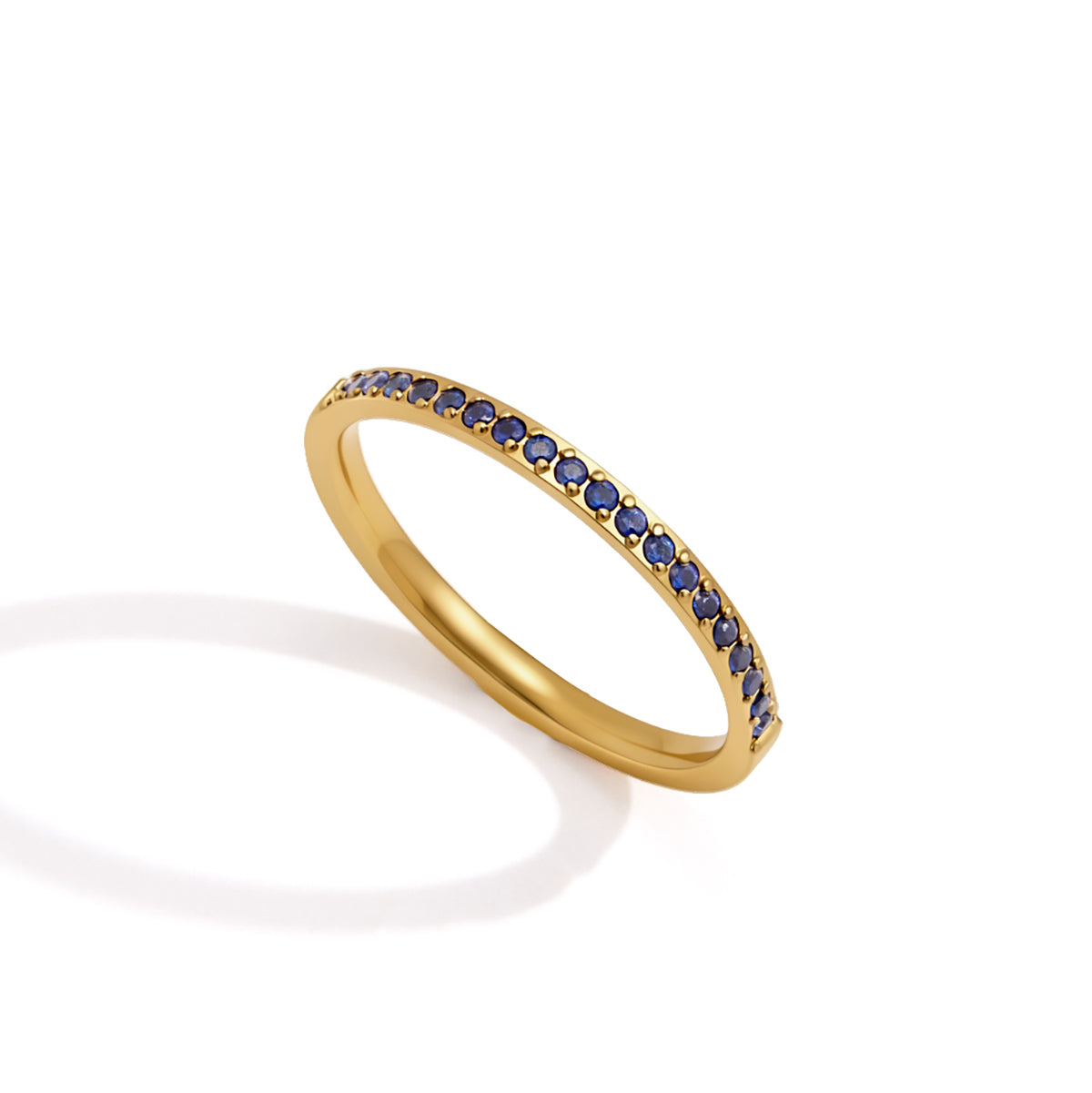 Coloured Bezel Ring