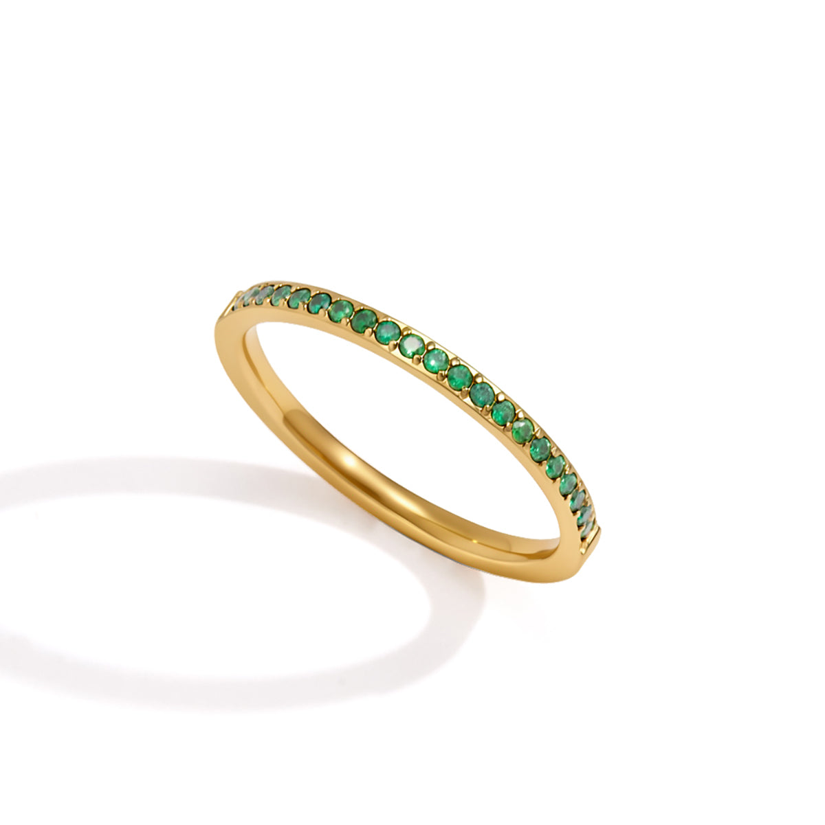 Coloured Bezel Ring