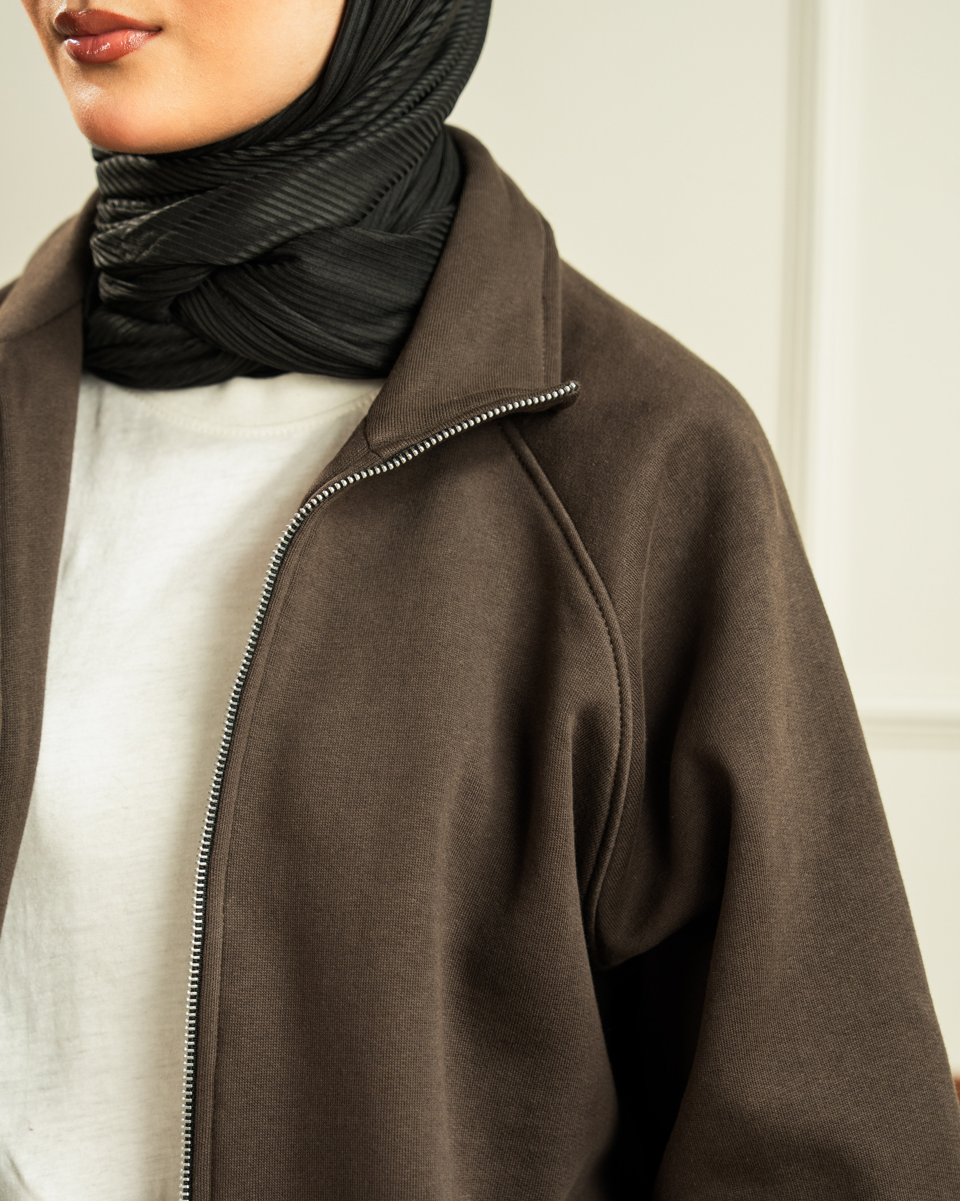 Bomber Jacket | Mocha Brown