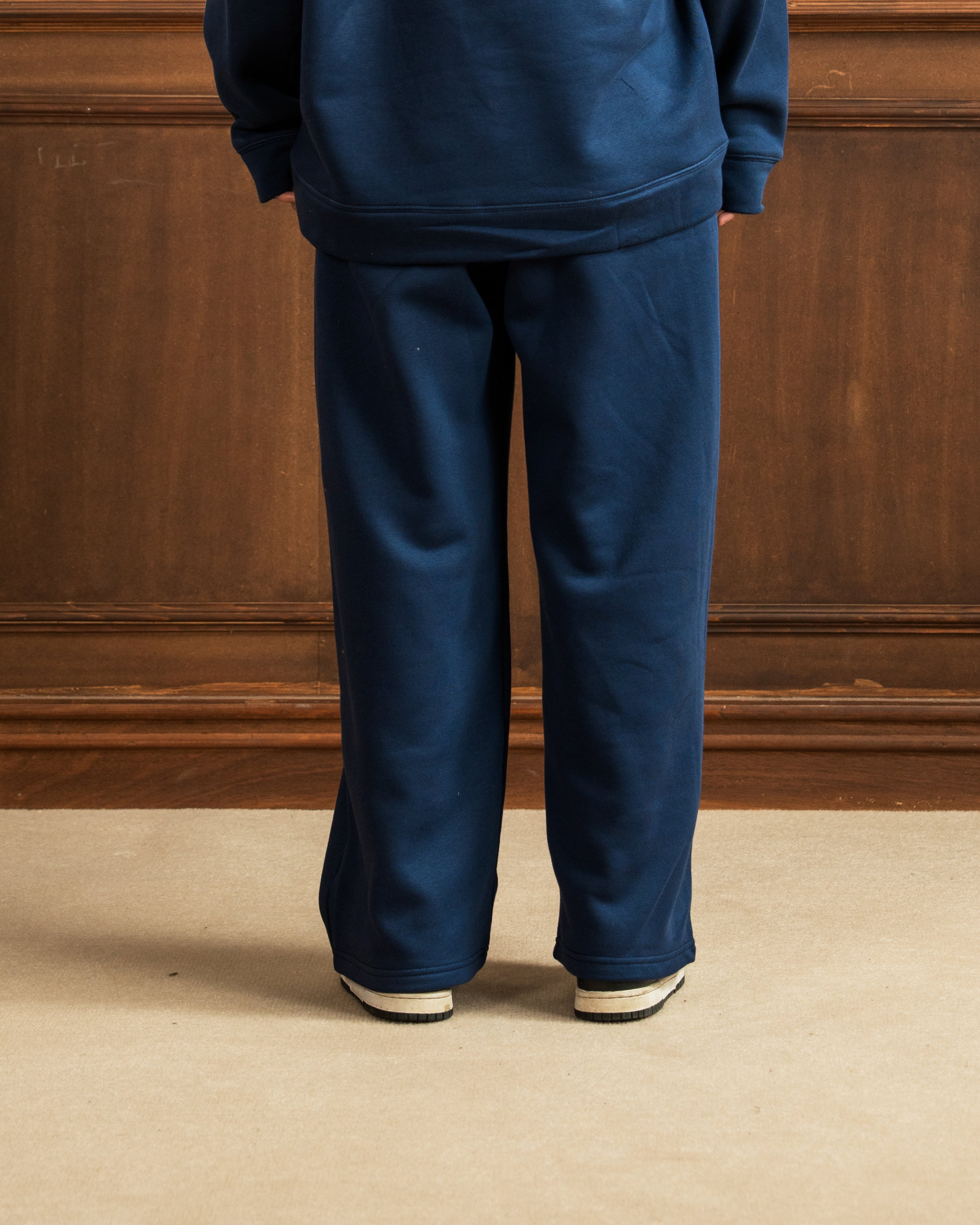 Oversized Hoodie | Straight Fit Trouser | Blue Co Ord