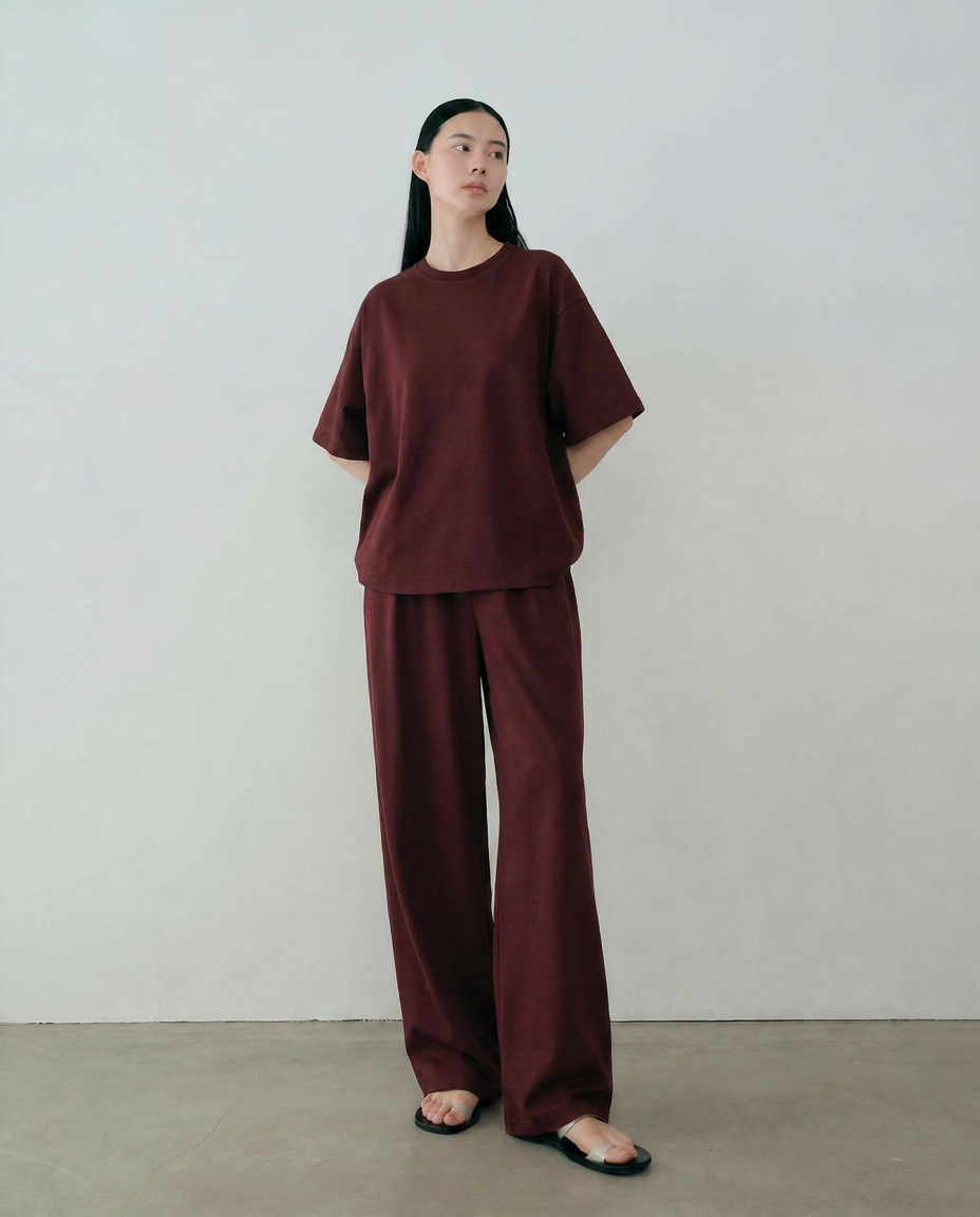 Luxe Co Ord Set | Maroon