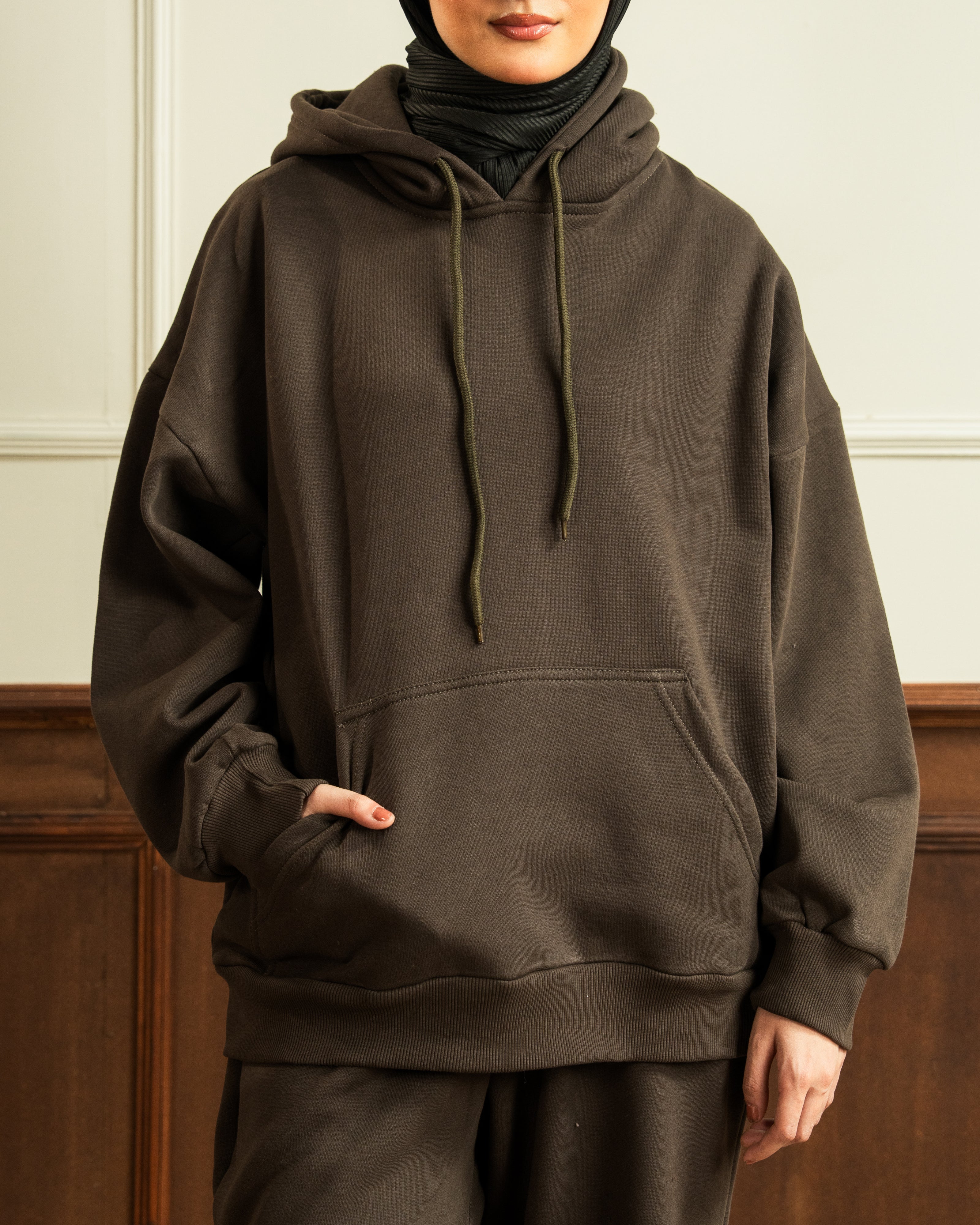 Oversized Hoodie | Mocha Brown