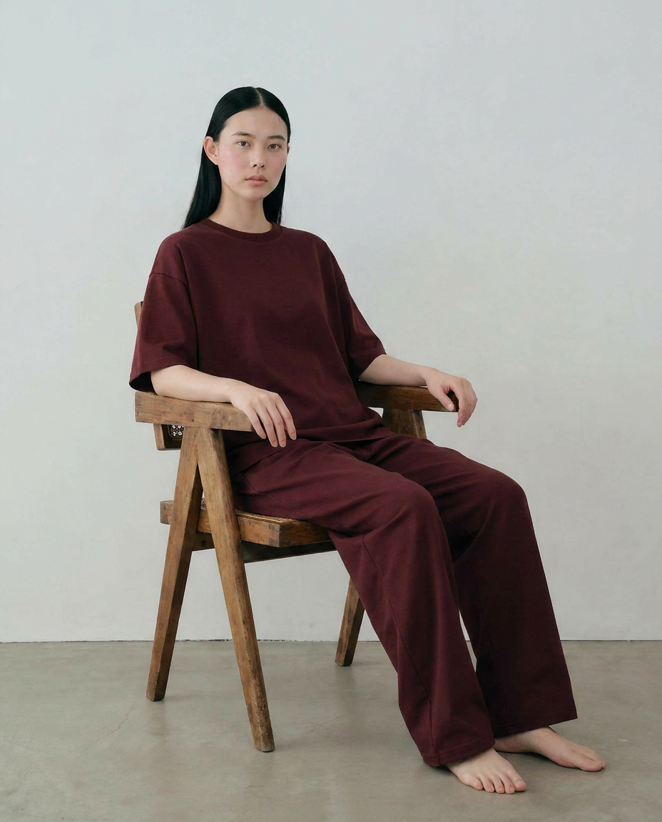 Luxe Co Ord Set | Maroon