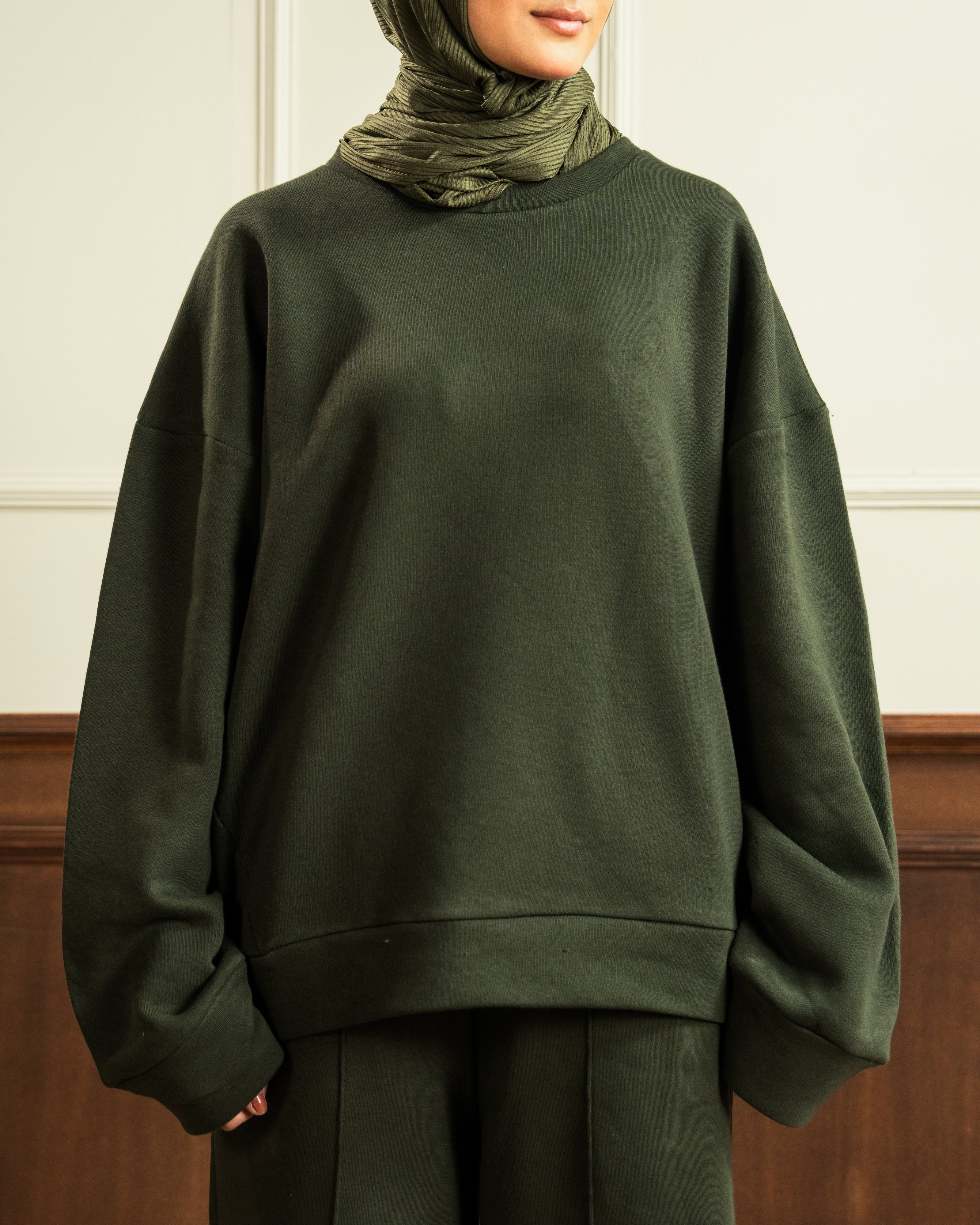 Sweatshirt | Dark Olive Green