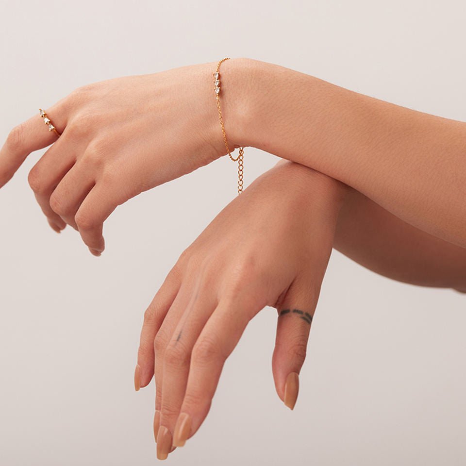 #Waterproof Gold Plated Jewelry In Pakistan#Bracelet - TheDaizyStore